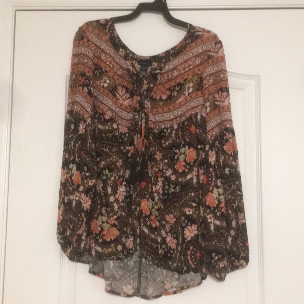 Long sleeve blouse